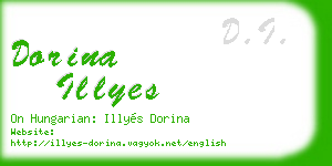 dorina illyes business card